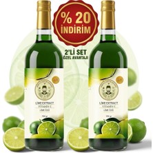 2 x 700 gr Lime Özü - Nane Özü Ilaveli / C Vitaminli Giritli Metin Efendi