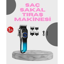 Mey İthalat Profesyonel Saç Kesme Makinesi – 2000 Mah Şarjlı, LCD Ekranlı