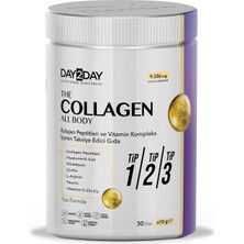 DAY2DAY The Collagen All Body - Tip 1, 2 ve 3 (Tekli Paket) Kolajen Tozu 300 G
