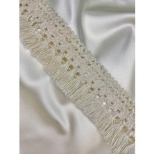 Ezel-In Tekstil Aksesuarları, Dekoratif Desenli Püskül Şerit, 1 Metre, KOD-575