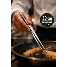 AyrStore Çelik 30 cm Çok Amaçlı Cımbız Profesyonel Şef Cımbızı Maşası CIN765-3