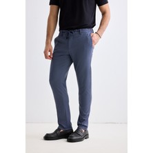 JustBoga Erkek Slim Fit Beli Lastikli Bağcıklı Doku Desenli Flex Esnek Rahat  Jogger Pantolon