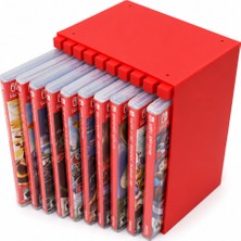 Yapı3D Switch Oyun Kutusu Standı | 10 Oyun Kapasiteli Oyun Kartuş ve Kutu Düzenleyici