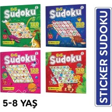 TeknoKapsül Yükselen Zeka Stickerli Sudoku Serisi (5-8 Yaş) - Dikkat Geliştiren Bulmacalar