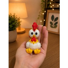 Tiny Cozy 🐔✨ Sevimli Horoz Biblo – Dekoratif Masaüstü Figür ✨🐔