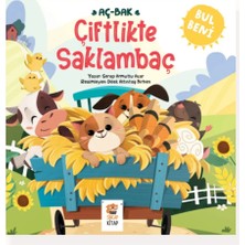 TeknoKapsül Sincap Kitap Bul Beni Çiftlikte Saklambaç | Pencereli Kitap, Dikkat ve Ince Motor Gelişimi 0-3 Yaş