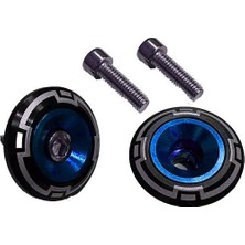 Belirtilmemiş 10 mm Desenli Mavi Sehpa Yüzüğü