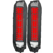 Honda Forza 2018 - 2023 Uyumlu Kırmızı (29 x 7 Cm) Amortisör Kılıfı