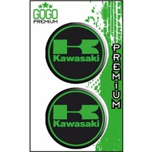 Kawasaki Uyumlu (5x5 Cm) Ikili Damla Etiket