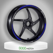 Reflektör Mavi Bajaj Dominar Uyumlu Büyük 1 Set Jant Şeridi