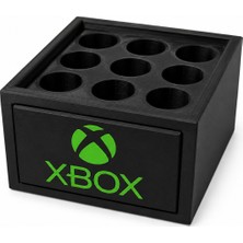 Yapı 3D Xbox Aa Pil Düzenleyici Kutusu | 9 Bölmeli Pil Saklama Kutusu | Masaüstü Pil Organizer | Aksesuarı