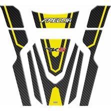 Rks Freccia 150 cc 2022 - 2024 Uyumlu Tank Pad Set 006