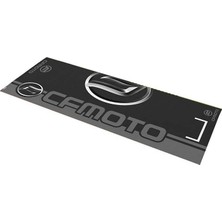 Cf Moto Uyumlu Gri Desenli 80 x 220 cm Kaydırmaz Motosiklet Halısı