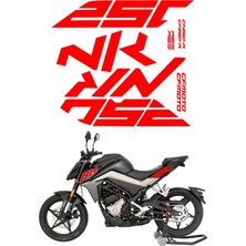 Cf Moto 250 Nk Sticker Seti Kırmızı