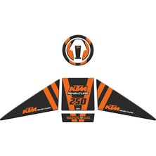 Ktm 250 Adventure 2019 - 2022 Uyumlu Tank Pad Set 003