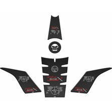 Benelli Trk 502 2017 - 2024 Uyumlu Tank Pad Set 002