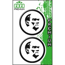 Belirtilmemiş Atatürk 1 (5x5 Cm) Ikili Damla Etiket