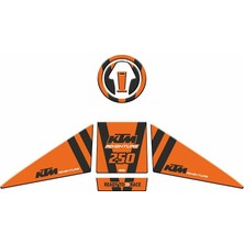Ktm 250 Adventure 2019 - 2022 Uyumlu Tank Pad Set 004