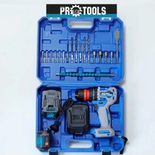 St. Morritz "2 In1" 48 V 10,000 Mah Akülü Şarjlı Matkap Bits Uçlu ve Mandren Başlıklı Iki Fonksiyon Bir Arada