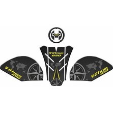 Suzuki Suzukı V-Strom 650 2021 - 2024 Uyumlu Tank Pad Set 002