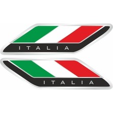 Belirtilmemiş Italia Şerit Logo Damla Stıcker