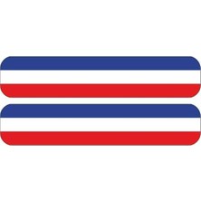 Belirtilmemiş Fransız Logo Damla Stıcker