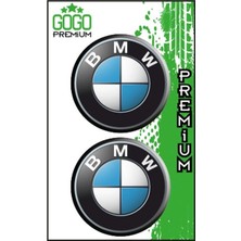 Bmw Uyumlu (5x5 Cm) Ikili Damla Etiket