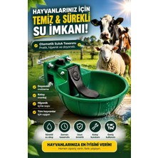 Kırılmaz Büyükbaş Hayvan Suluğu Otomatik - Plastik Kırılmama Garantili!