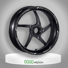 Reflektör Gri Baskı Bajaj Pulsar Uyumlu 1 Set Jant Şeridi