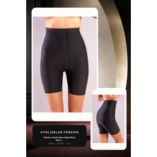 Vitaliselan Fashion Golshan Girdle Extra Hight Waist Short Corset, Iz Yapmayan Görünmez Ekstra Yüksek Bel Uzun Paçalı Si
