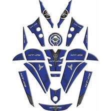 Yamaha MT25 2020 - 2024 Uyumlu Full Tank Pad Set 005