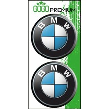 Bmw Uyumlu (7x7 Cm) Ikili Damla Etiket