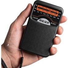 AyrStore Dexxony M-9321 Taşınabilir 3 Bant Cep Radyosu - Siyah