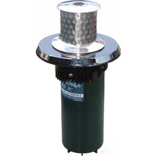 South Pacific EC1000S - 12V Elektrikli Dik (Yandan Montaj) Vinç 6-14MM Krom Gövdeli - Teknede Güç ve Estetiğin Buluştuğu Nokta