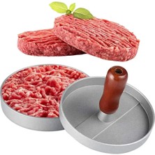 Mucit Home Paslanmaz Çelik Hamburger Köfte Yapma Pres Aparatı Çelik Burger Köfte Kalıbı