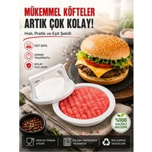 Mucit Home Hamburger Köfte Yapma Pres Aparatı Plastik Burger Köfte Kalıbı