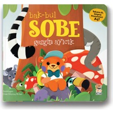 TeknoKapsül Sincap Kitap Bak Bul Sobe Gezgin Ayıcık | Dikkat Geliştiren Eğitici Çocuk Kitabı | 0-3 Yaş