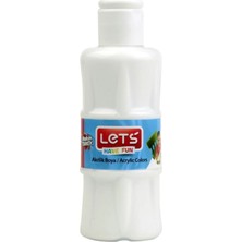 TeknoKapsül Lets Beyaz Akrilik Boya 100 ml