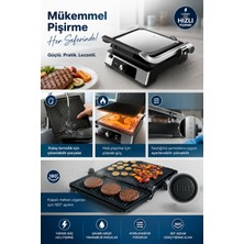 Philips 5000 Serisi, 2200W, Izgara ve Tost Makinesi, Izgara Için Tam Açılır