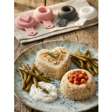 Mucit Home Pilav Tatlı Helva Sunum Kalıbı 2'li Kolay Şekil Veren Pratik Mutfak Kalıbı