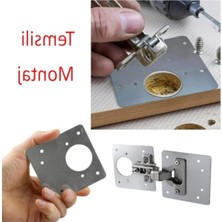 Esranın Dünyası 8 Adet Dolap Kapak Taş Menteşe Tamir Kiti - 8x8.5 cm