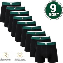 Du&Me Pamuklu Likralı Erkek Boxer Koku Yapmaz Terletmez 9 Adet