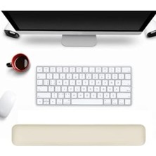 Esranın Dünyası Krem Renkli Ergonomik Klavye Mouse Bilek Desteği