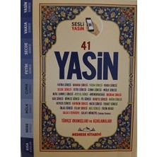 Hayat Store Türkçe Okunuşlu ve Mealli, Sesli 41YASIN-I Şerif (Çanta Boy)