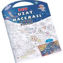 Hayat Store Uzay Macerası Dev Boyama Posteri