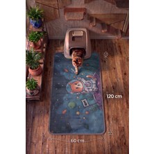 Sogood Concept XXL - Astronot Temalı Kedi Kumu Yakalama Paspası - 60 x 120 cm