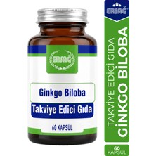 Ersağ Ginkgo Biloba Takviye Edici Gıda 60 Kapsül