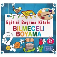 TeknoKapsül Parıltı Yayıncılık Eğitici Boyama Kitabı - Bilmeceli Boyama
