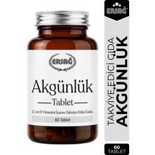 Ersağ Akgünlük Tablet C ve D Vitamini Içeren Takviye Edici Gıda 60 Tablet