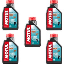 Motul Outboard Tech 4t 10W-40 1 Lt Tekne Motor Yağı 5 Adet